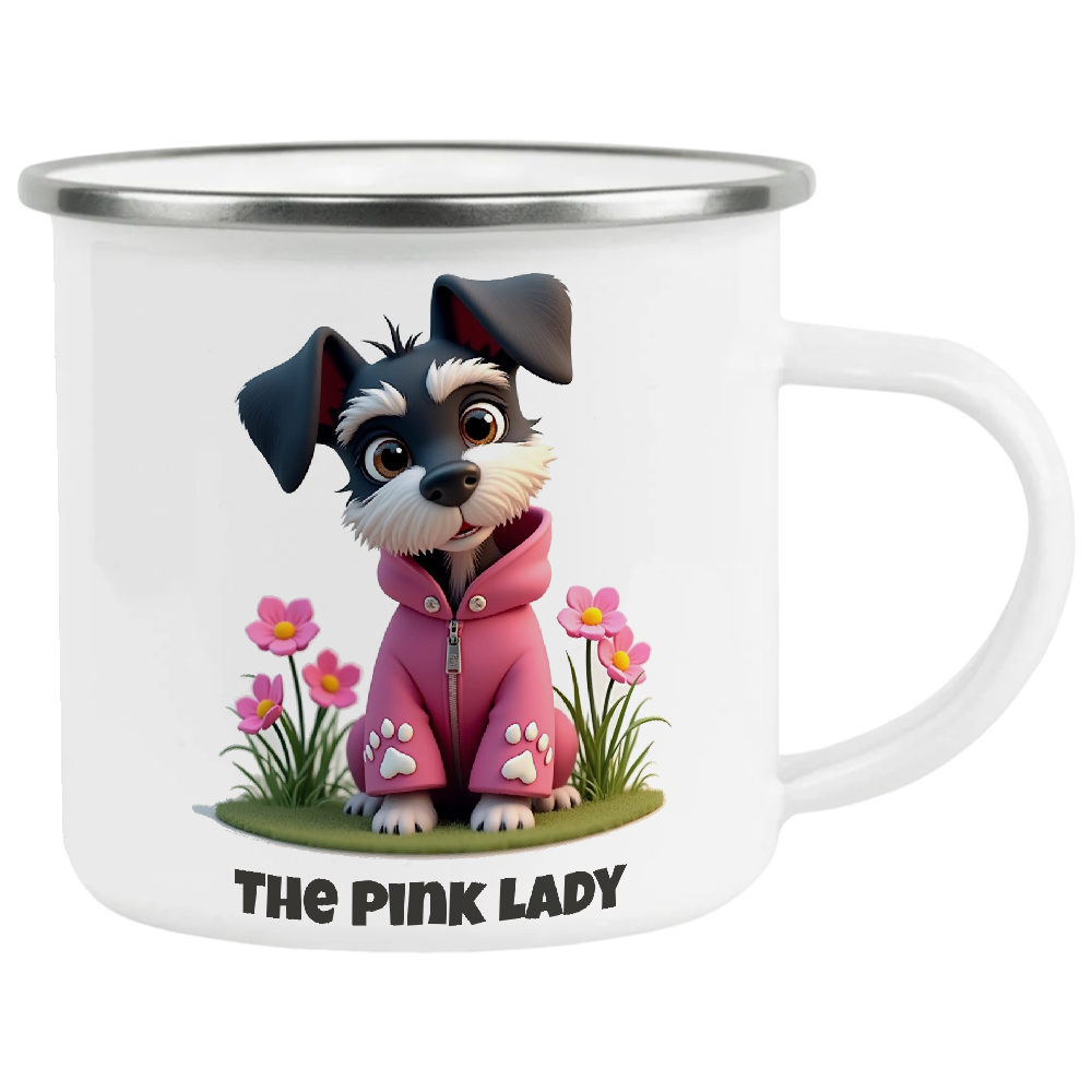 Schnauzer, The Pink Lady III, Coffee Mug, Wollies Shelter