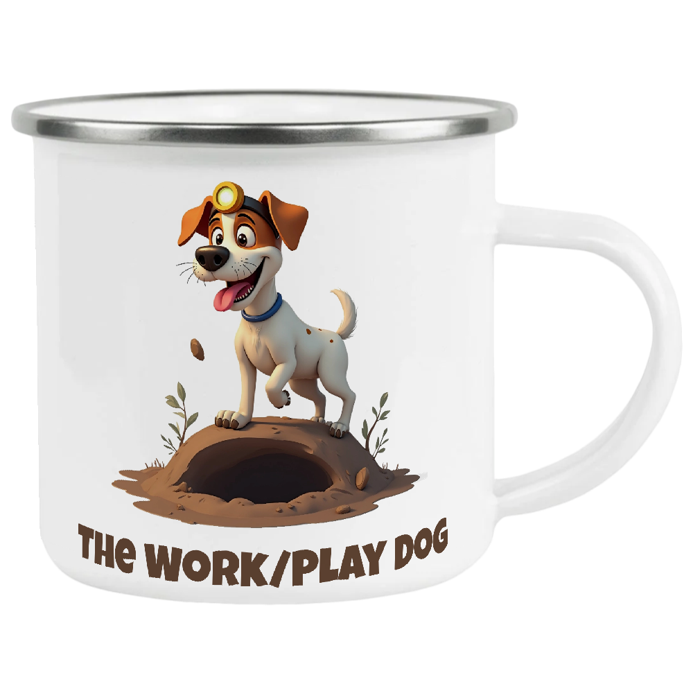 Jack Russel, The Work/Play Dog, Coffee Mug, Wollies Shelter