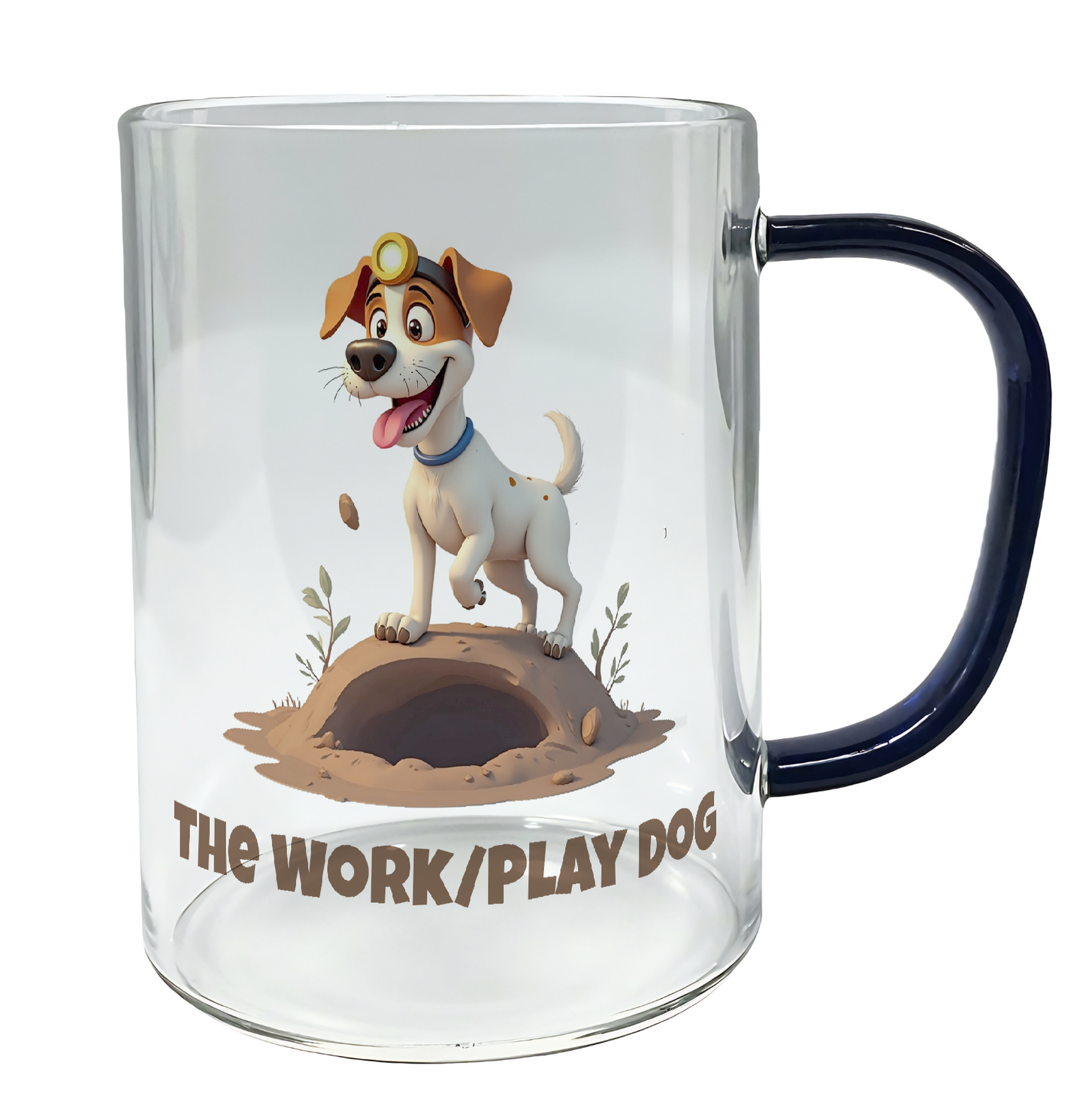Jack Russel, The Work/Play Dog, Coffee Mug, Wollies Shelter