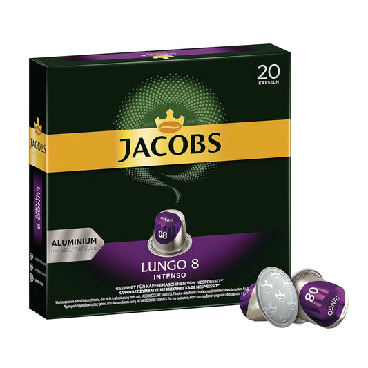 Jacobs Coffee Pods, 20, lungo