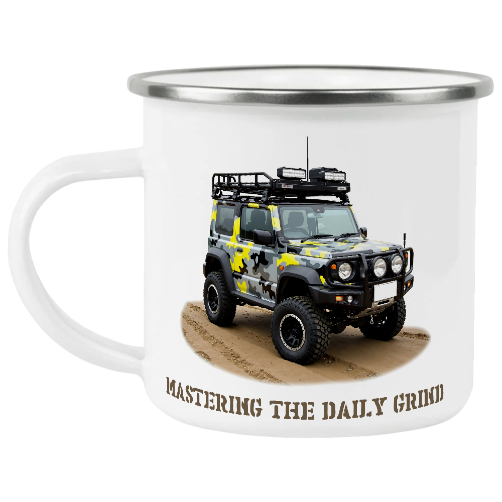 Offroad adventure, Custom Suzuki Jimny edition, coffee mug