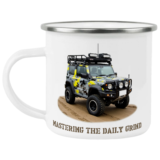 Offroad adventure, Custom Suzuki Jimny edition, coffee mug