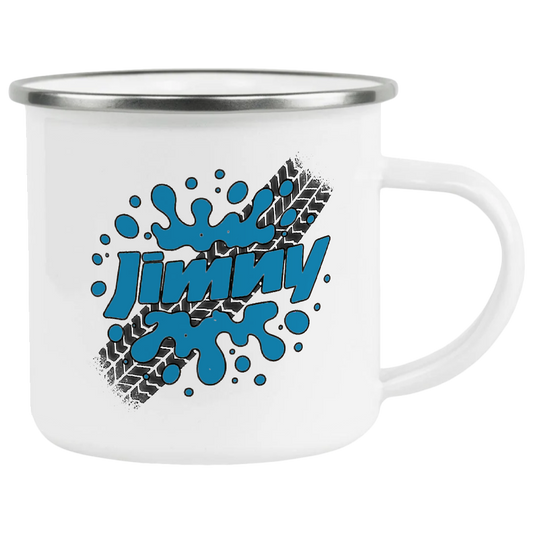 Offroad adventure, Blue Suzuki Jimny edition, coffee mug